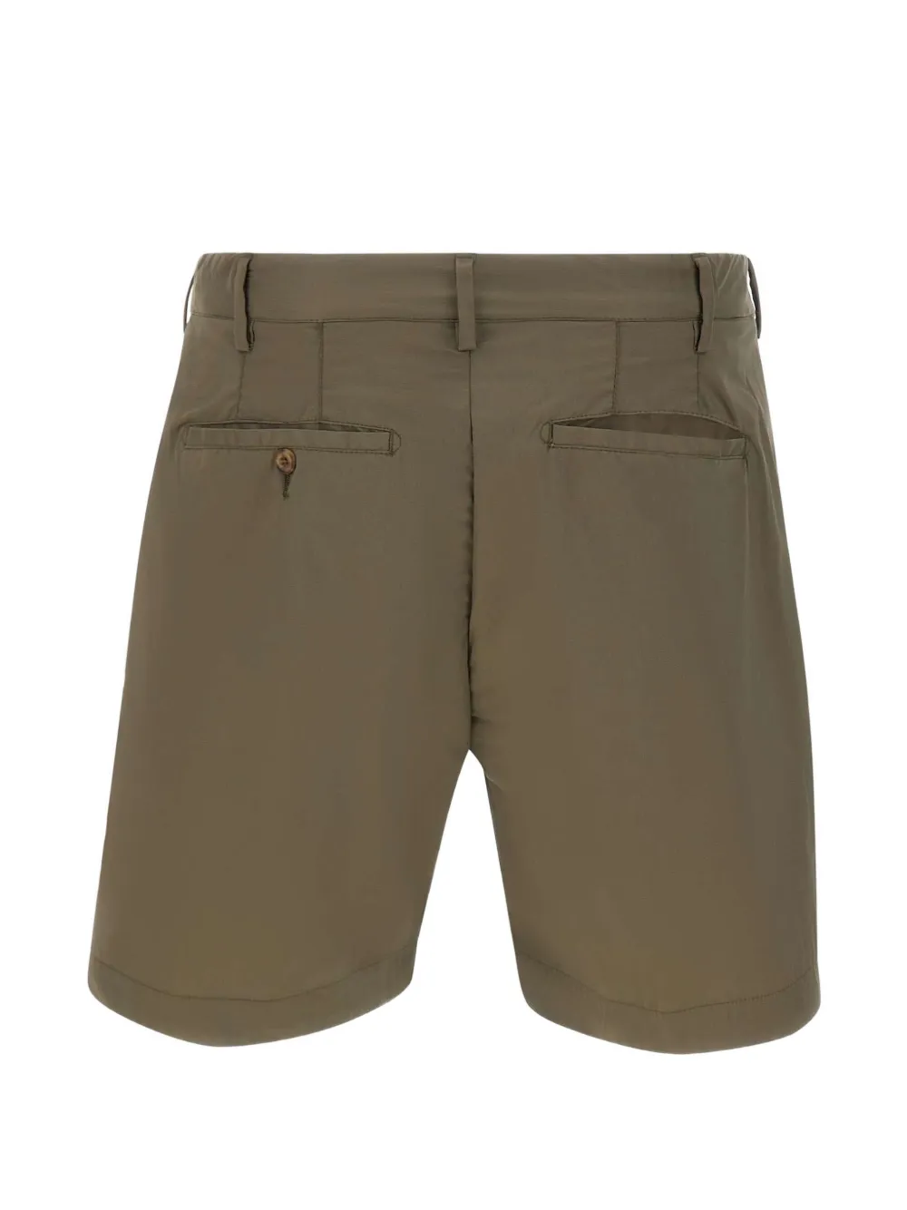 Perfection Shorts met elastisch vlak en riemlus Groen
