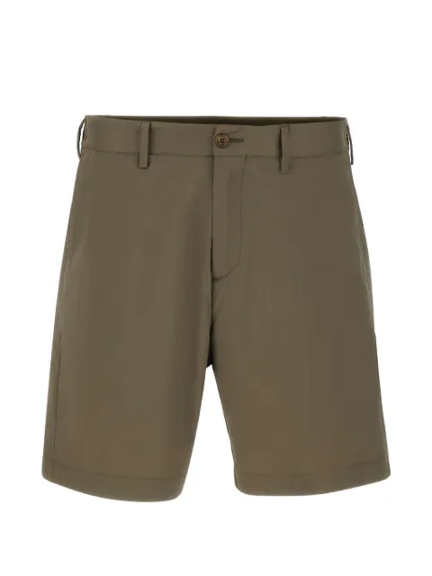Perfection elastic-insert belt-loop shorts