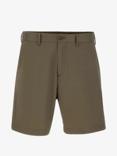Perfection elastic-insert belt-loop shorts