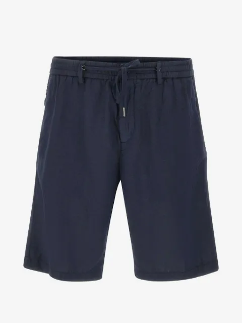 Perfection drawstring elasticated-waistband shorts