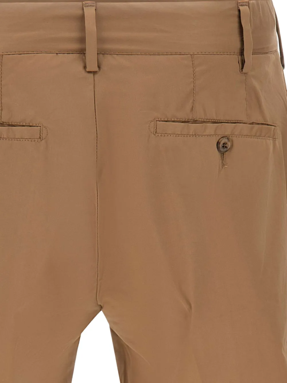 Perfection Chino shorts met elastische vlakken Bruin