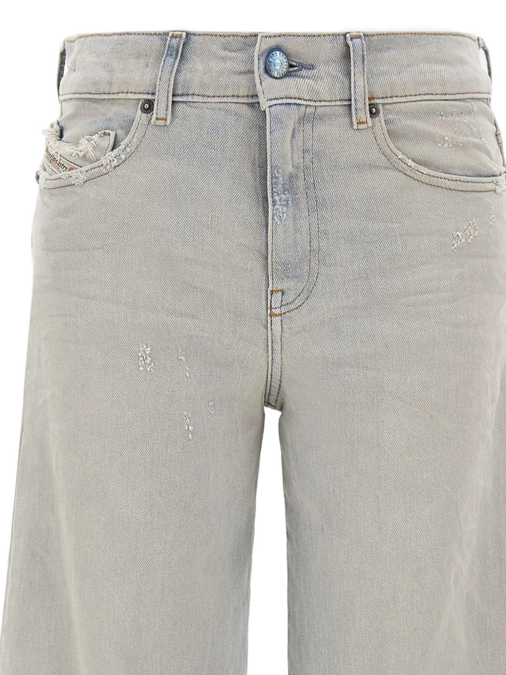 Diesel 1978 D-Akemi jeans met regular-waist Blauw