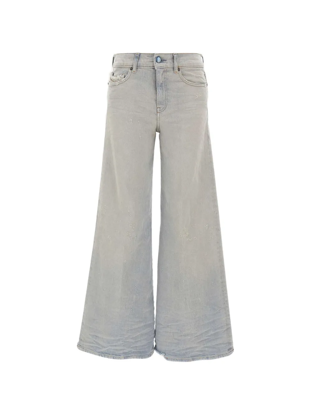 Diesel 1978 D-Akemi distressed jeans - Blu