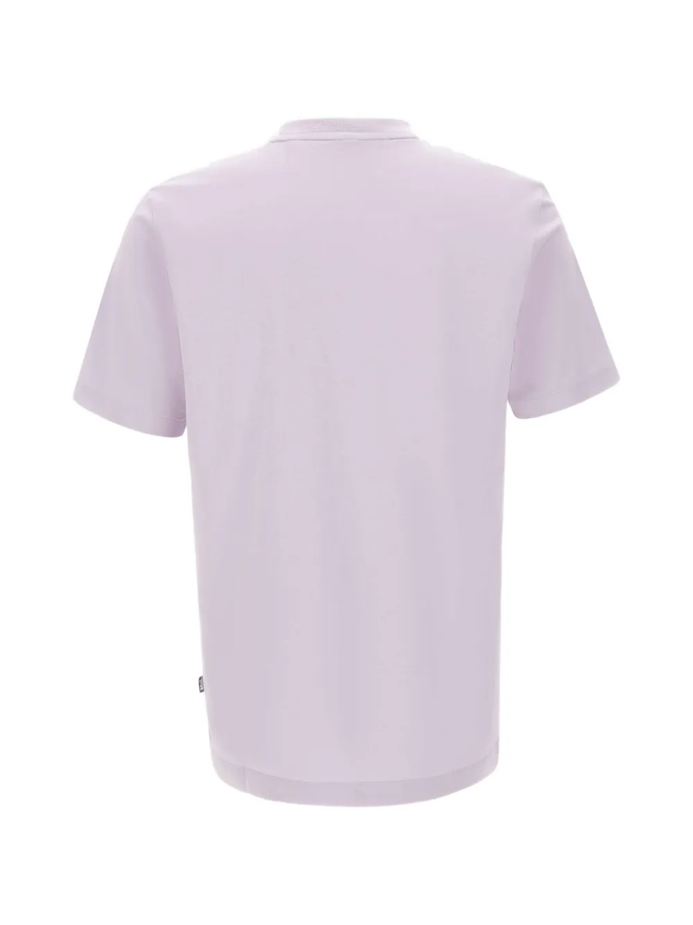 BOSS Katoenen-jersey T-shirt met logo-detail Paars