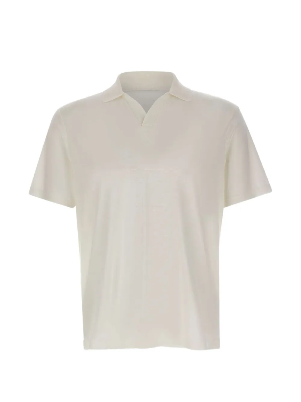 Paul & Shark ribbed open-collar polo shirt - Toni neutri