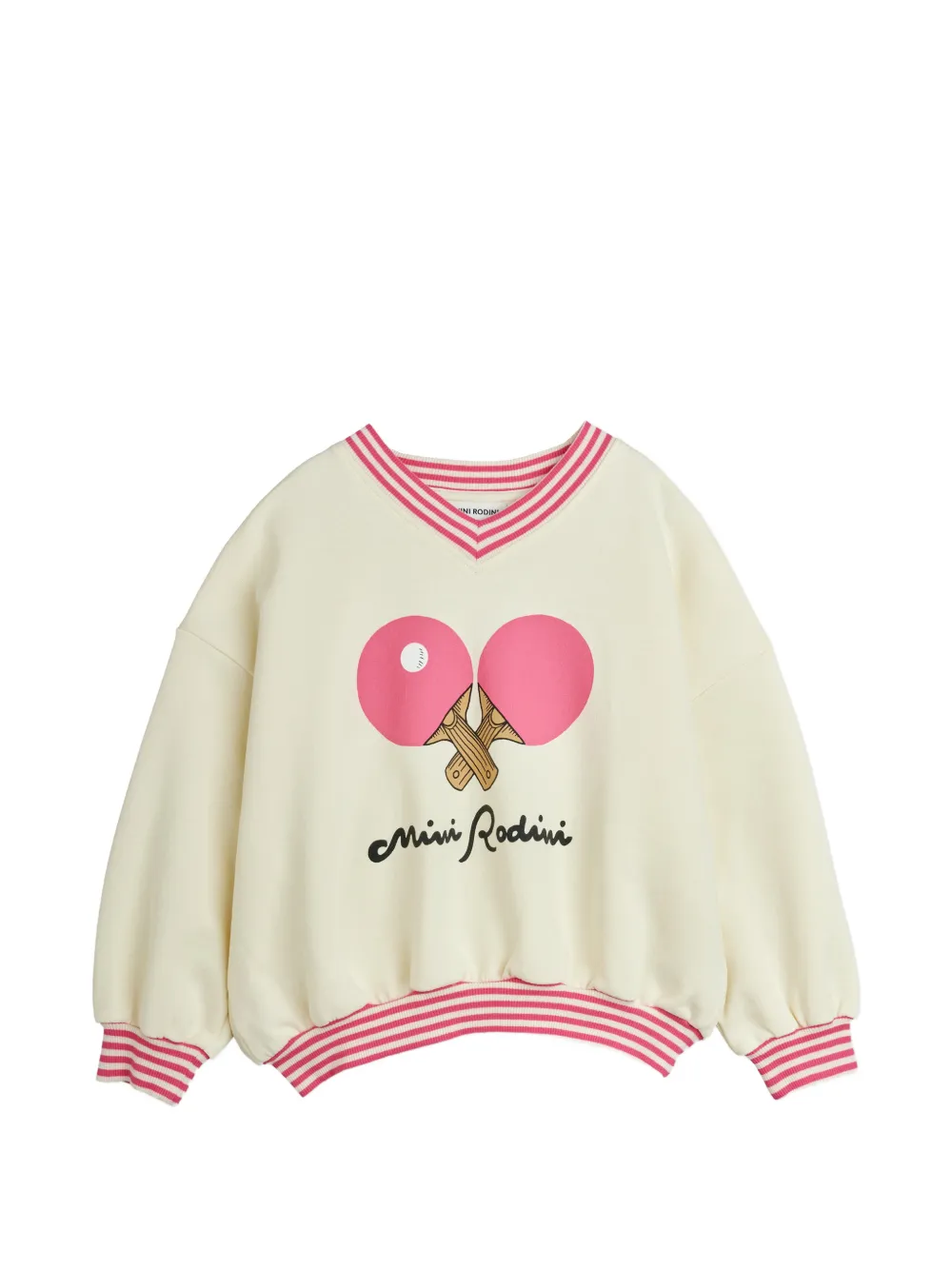 Mini Rodini graphic-print sweater - Bianco