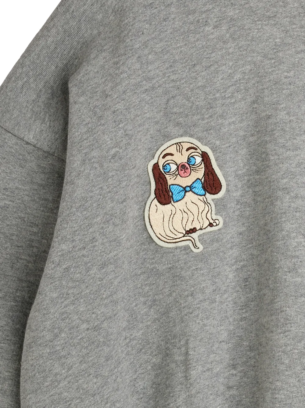  Mini Rodini Pull à écusson Graphique - Gris 