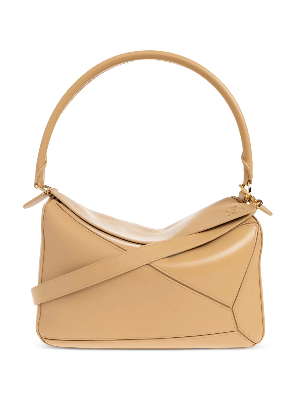LOEWE medium Featherlight Puzzle leather tote bag - Toni neutri