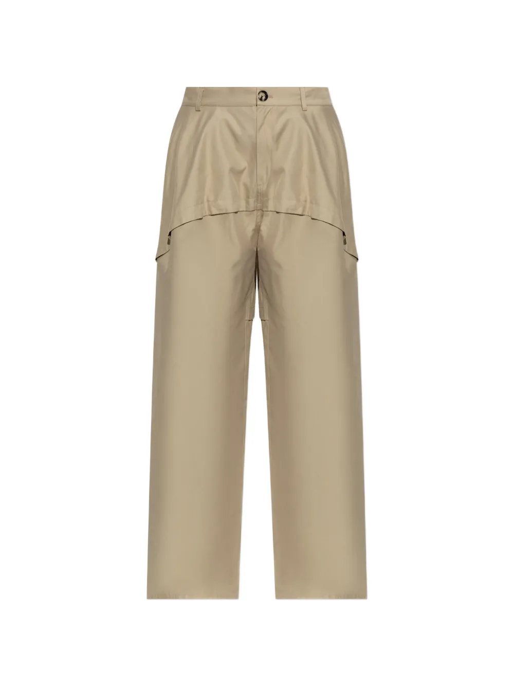 LOEWE layered trousers - Nude