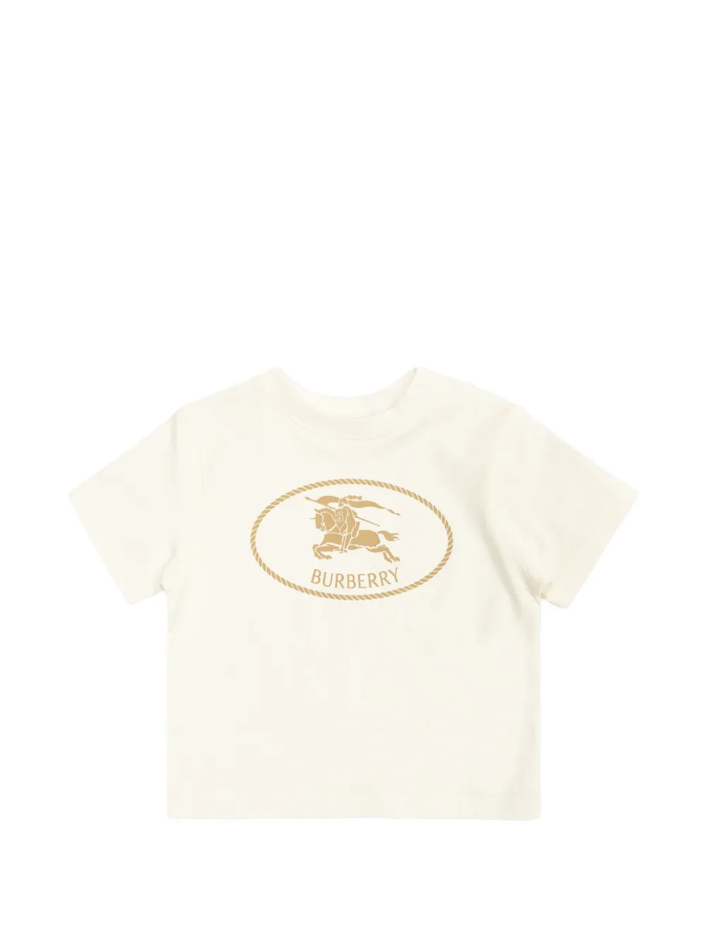 Burberry Kids logo-print T-shirt - Toni neutri