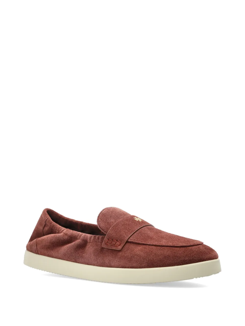Tory Burch Ballet Loafer suede slip-on sneakers Bruin