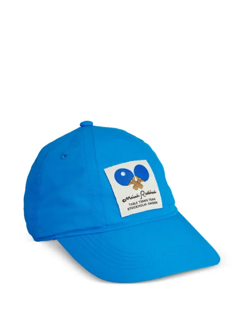 Mini Rodini logo-patch baseball cap