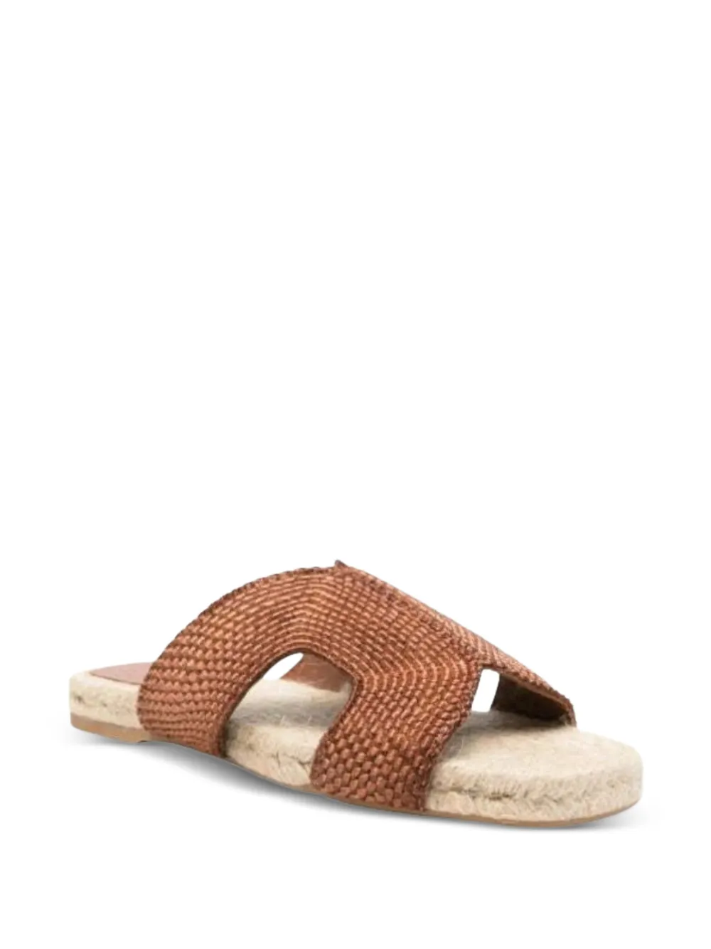 Castañer Pura geweven espadrilles Bruin