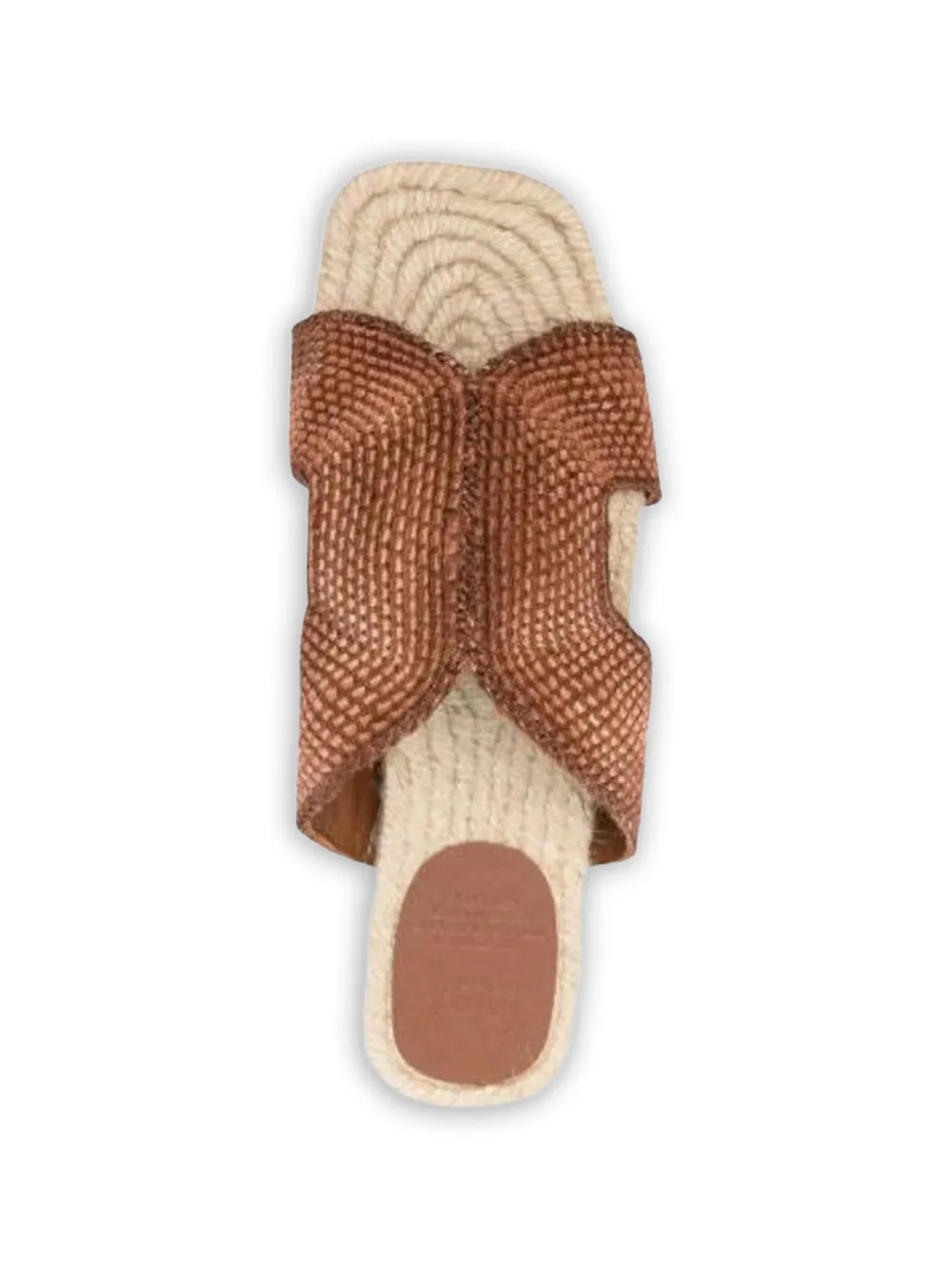 Castañer Pura geweven espadrilles Bruin