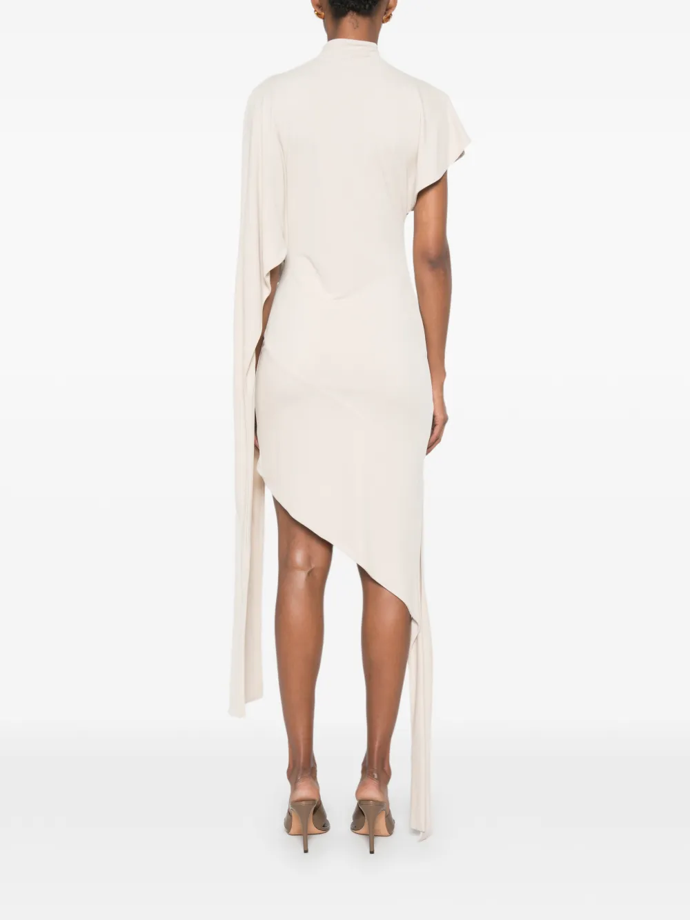FRANCESCO MURANO Asymmetrische jurk Beige