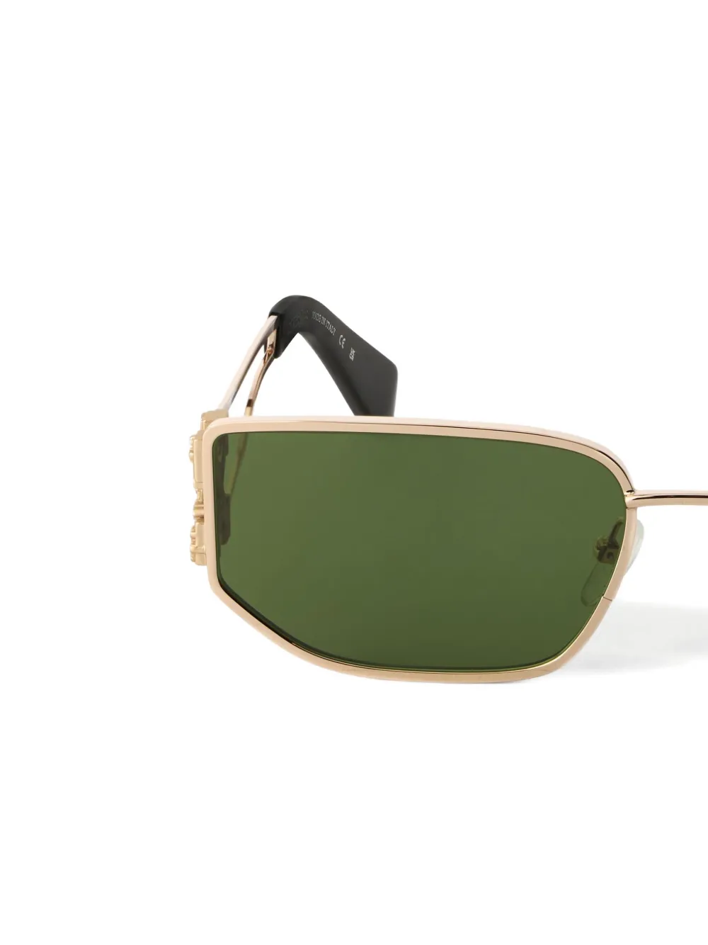 Off-White Eyewear Allen zonnebril met geometrisch montuur Goud