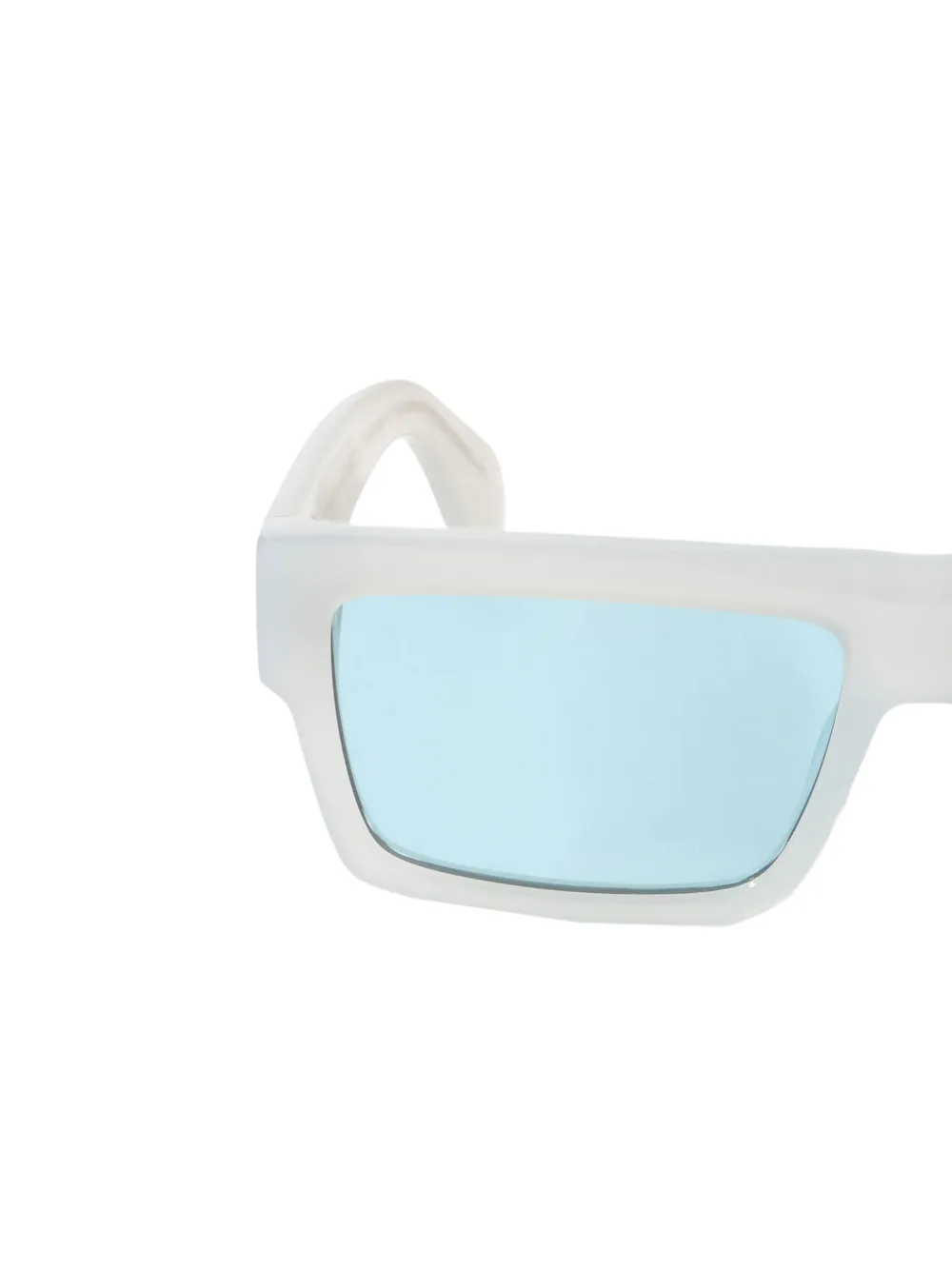 Off-White Montgomery zonnebril met rechthoekig montuur Grijs