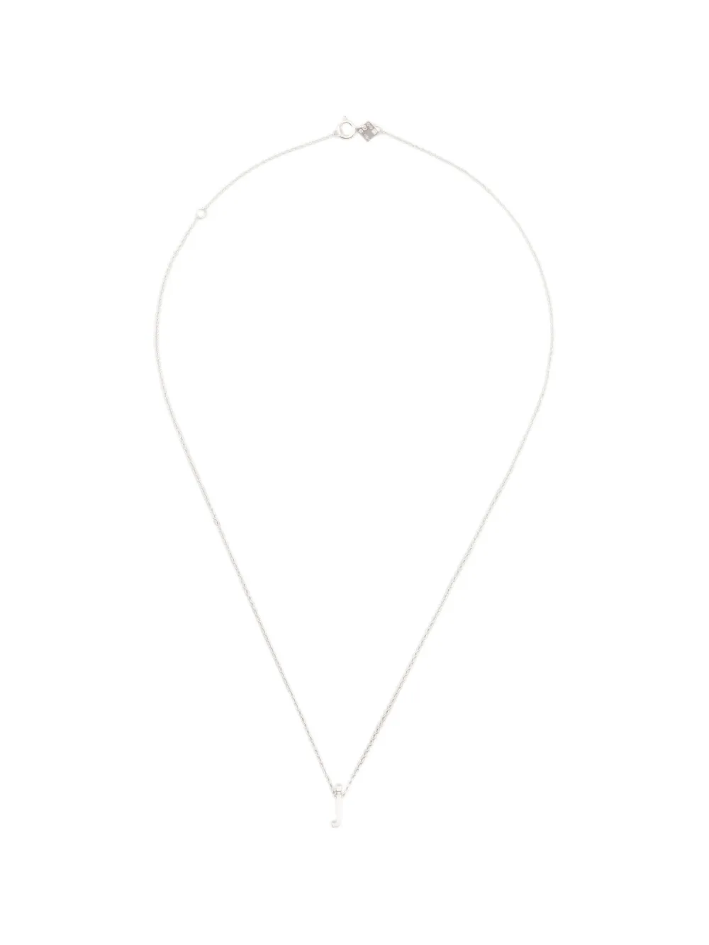 Le Gramme alphabet necklace - Argento