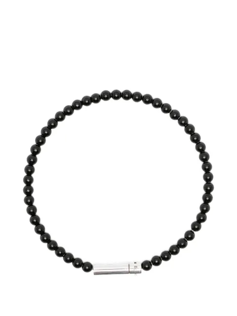 Le Gramme black onyx beads bracelet