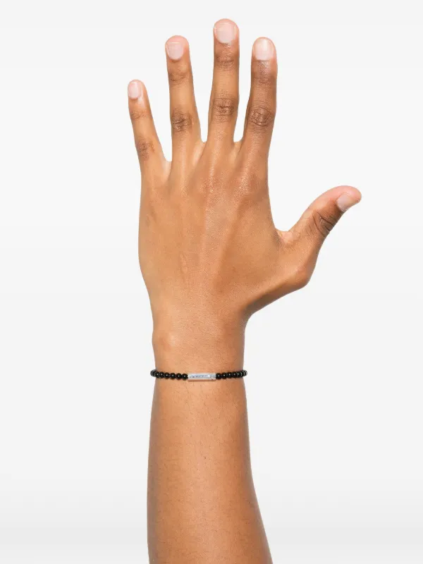Le Gramme Black Onyx Beads Bracelet | Black | FARFETCH PH