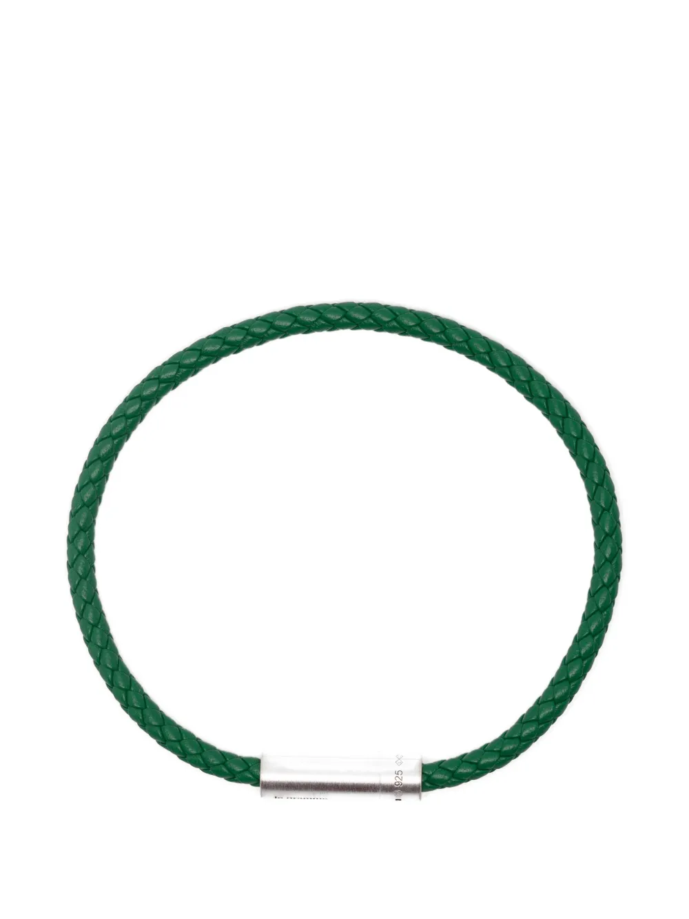 Le Gramme leather bracelet - Green