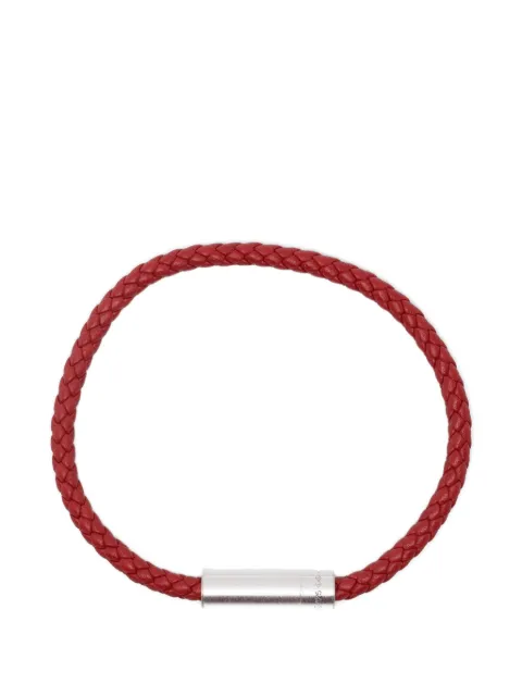 Le Gramme braided leather bracelet