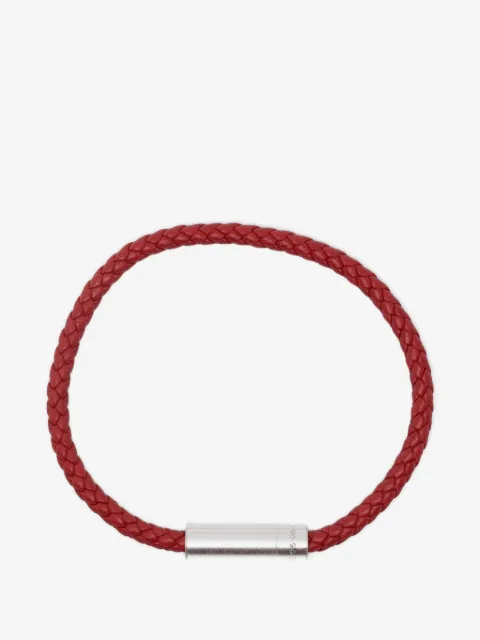 Le Gramme braided leather bracelet