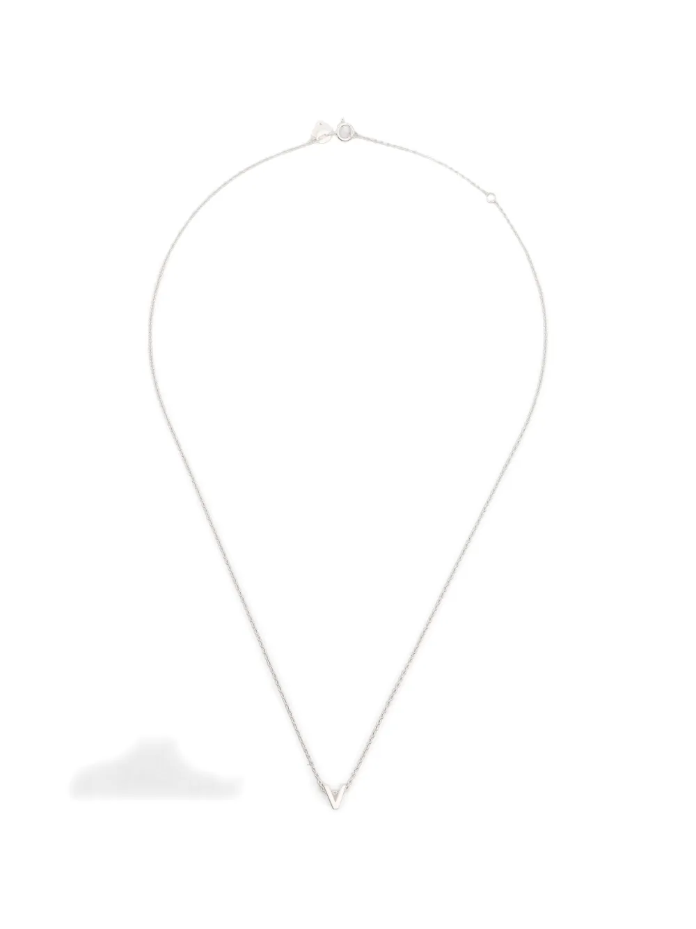 Le Gramme alphabet necklace - Silber