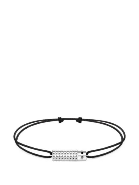 Le Gramme guilloché cable bracelet