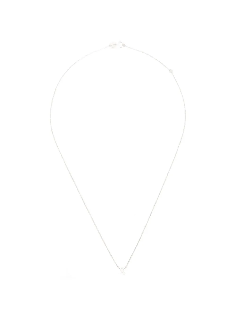 Le Gramme 알파벳 네크리스 | 실버 톤 | Image 1