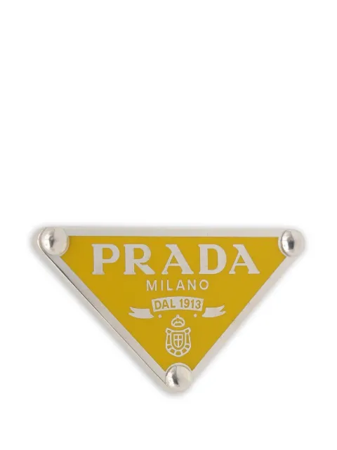 Prada Pre-Owned 2020s Symbole clip-on earrings