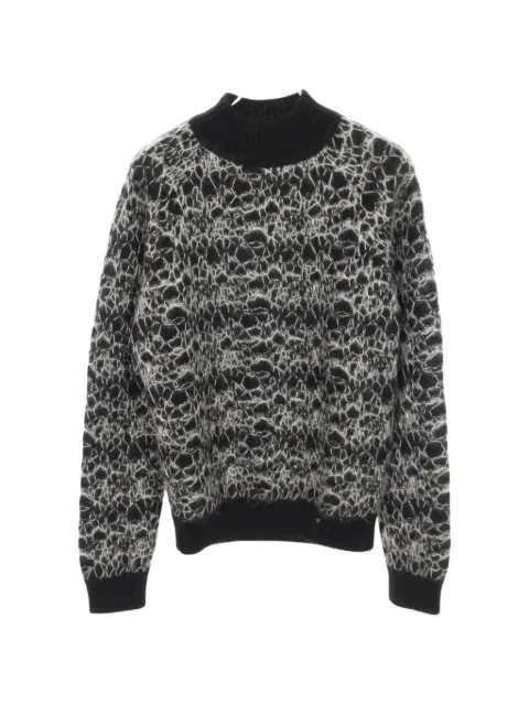 Saint Laurent Pre-Owned suéter con cuello alto
