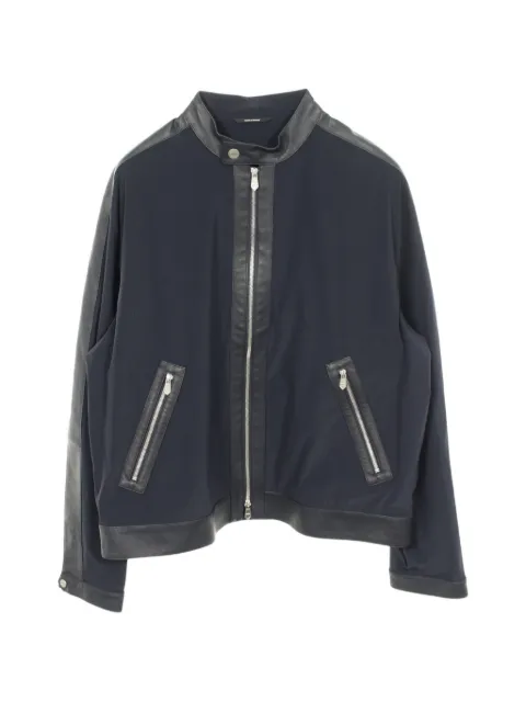 Hermès Pre-Owned Sellier buttons calf leather-trim jacket