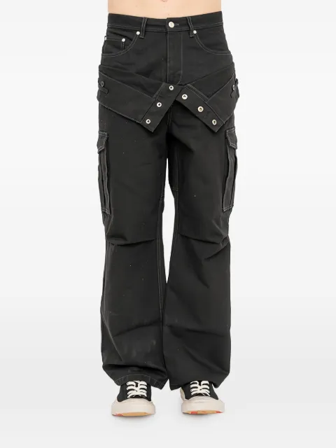 Andersson Bell double-waist wide-leg jeans
