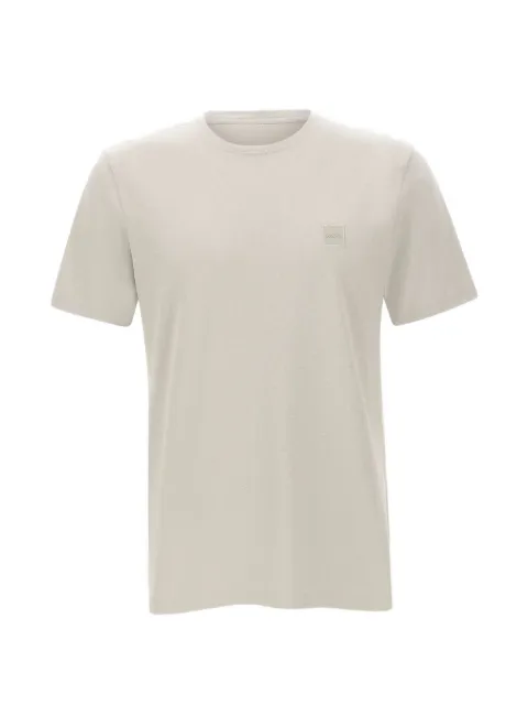 BOSS cotton-jersey T-shirt with logo patch
