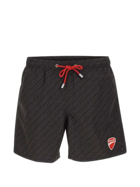 MC2 Saint Barth Ducati logo-print swim shorts