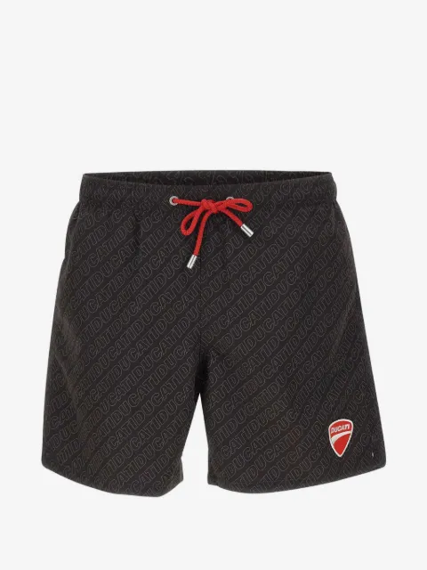 MC2 Saint Barth short de bain Ducati à logo imprimé