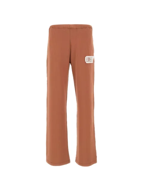 MM6 Maison Margiela logo-patch wide-leg track pants