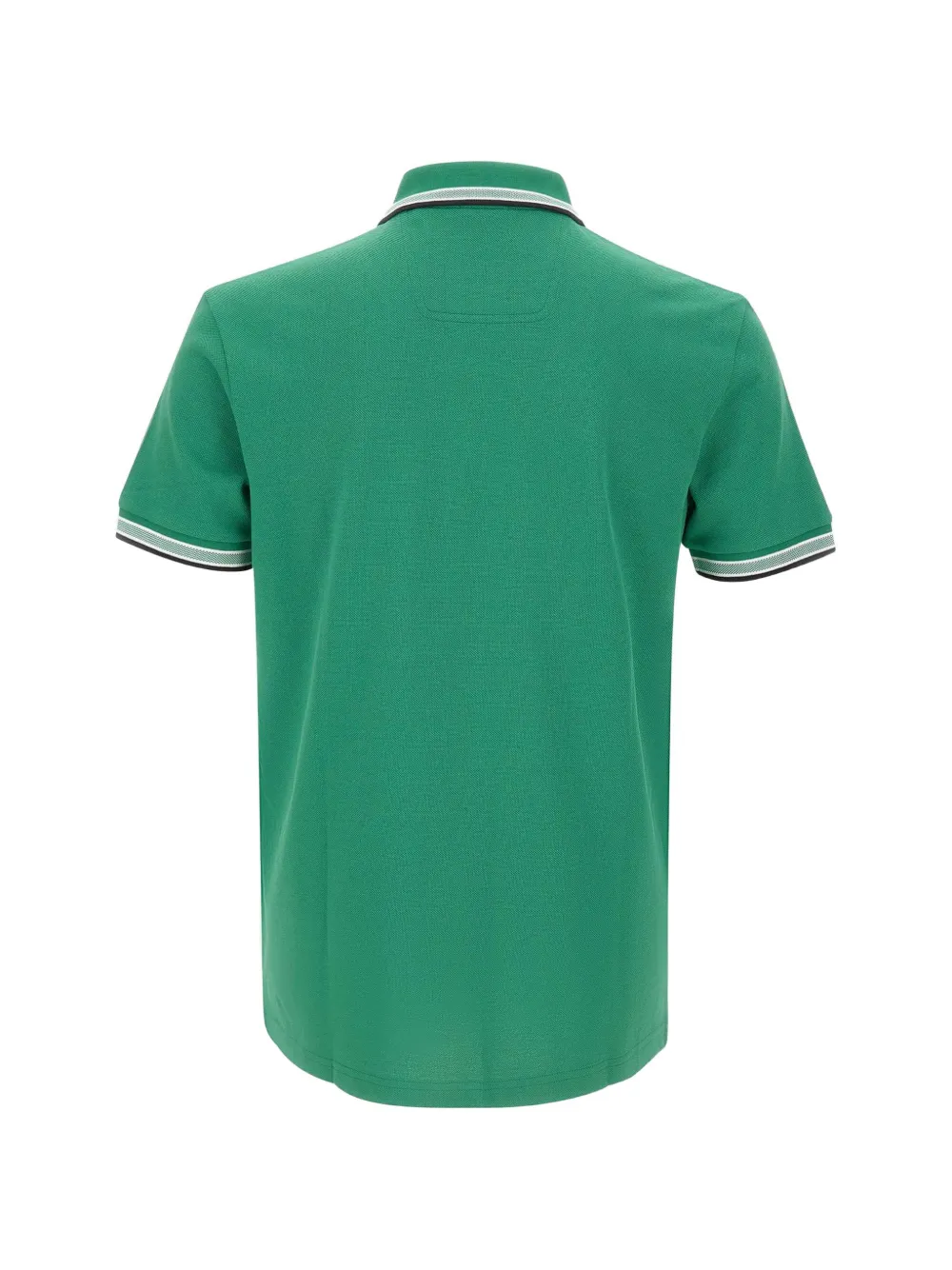 BOSS Piqué katoenen poloshirt met logo Groen