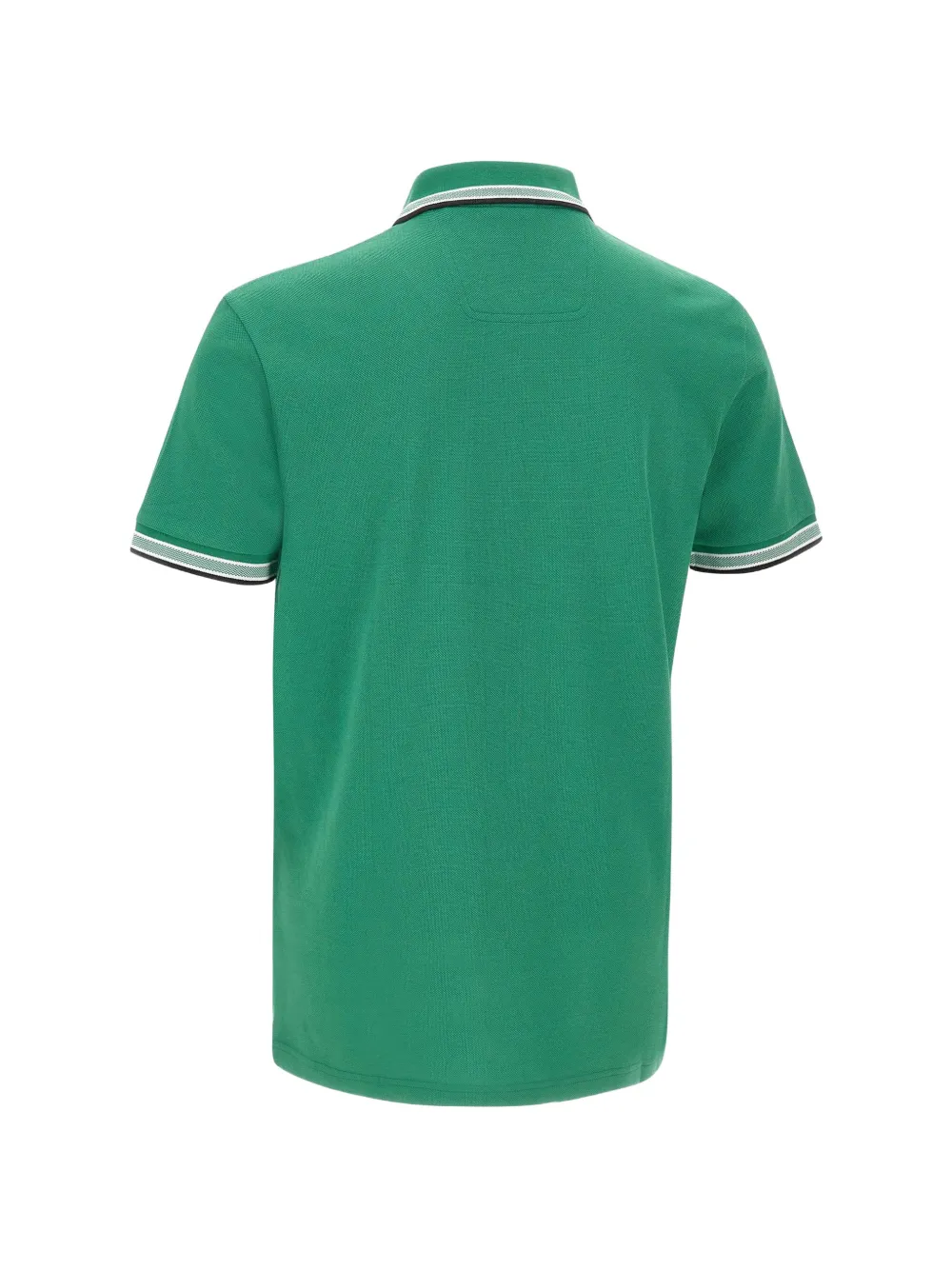 BOSS Piqué katoenen poloshirt met logo Groen