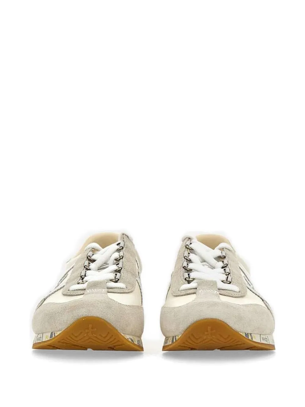 Premiata Jackyx suede-panelled sneakers Wit