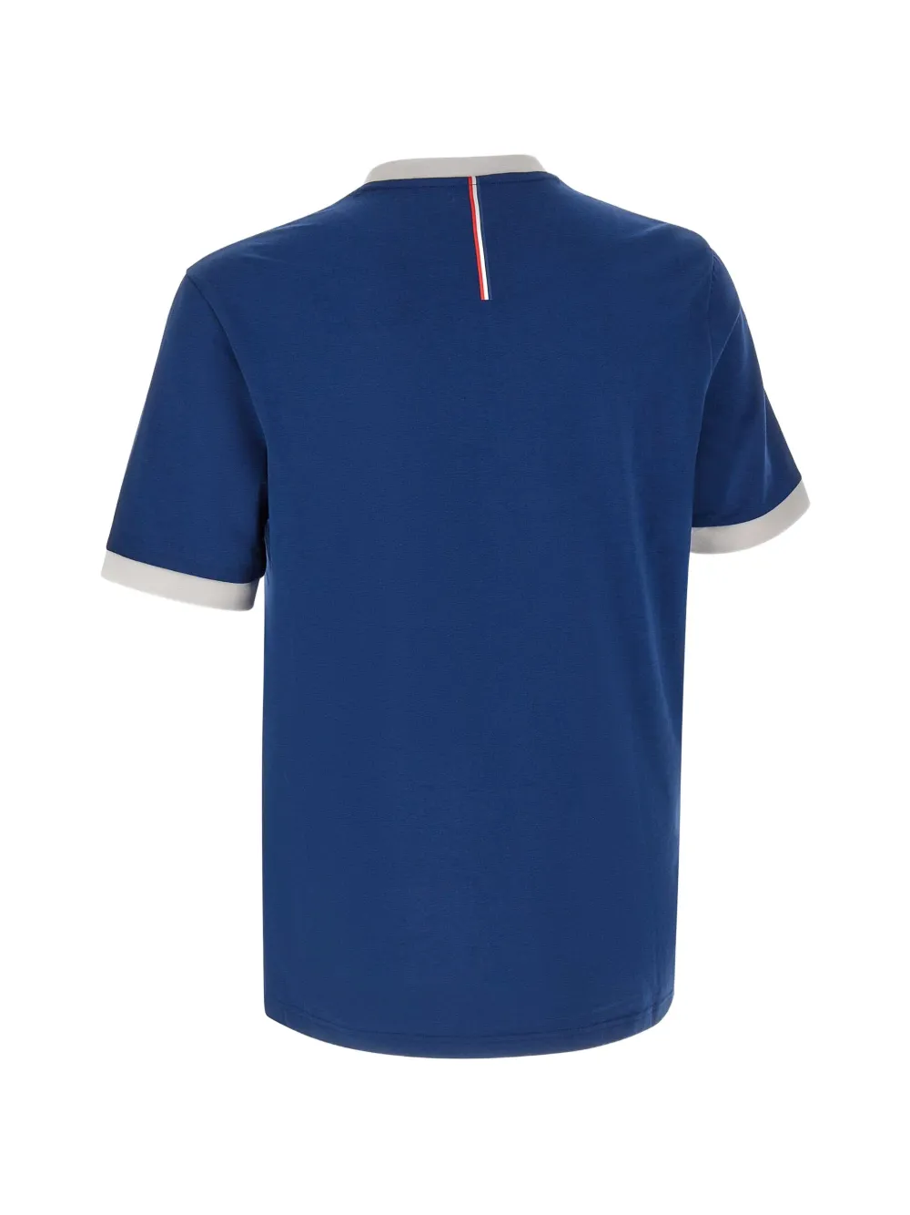 BOSS T-shirt met rubberen patch Blauw