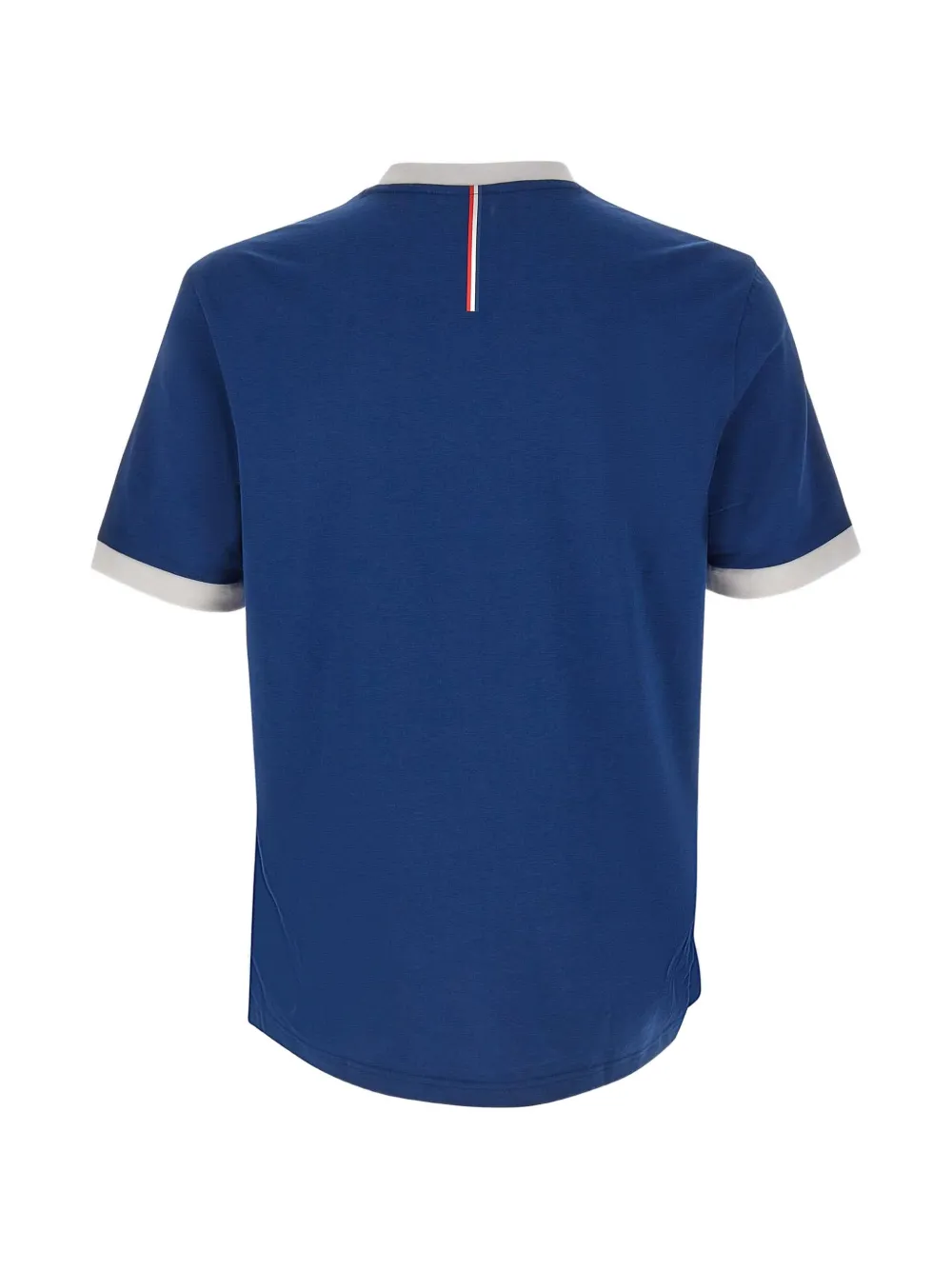 BOSS T-shirt met rubberen patch Blauw