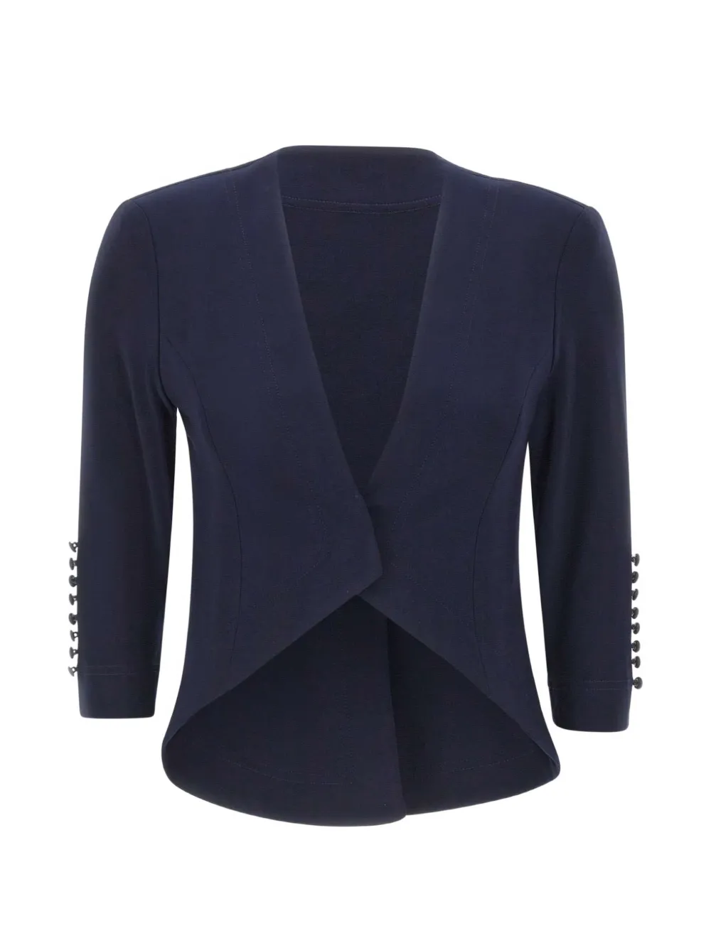 Joseph Ribkoff button-embellished asymmetrical jacket - Blu