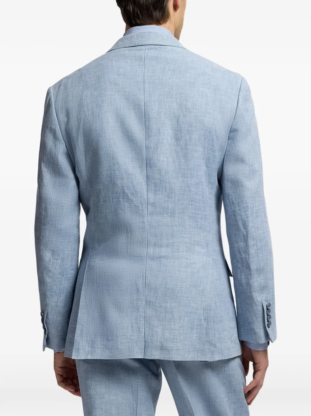 Ralph Lauren Purple Label Glenn Delave blazer met dubbele rij knopen Blauw