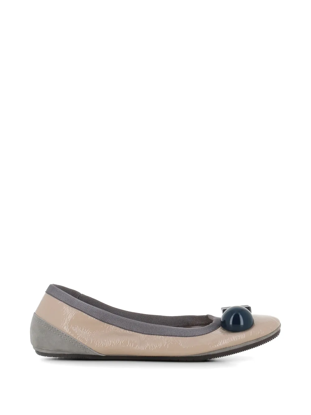 Dove Nuotano Gli Squali geometric-detail ballet flats - Toni neutri