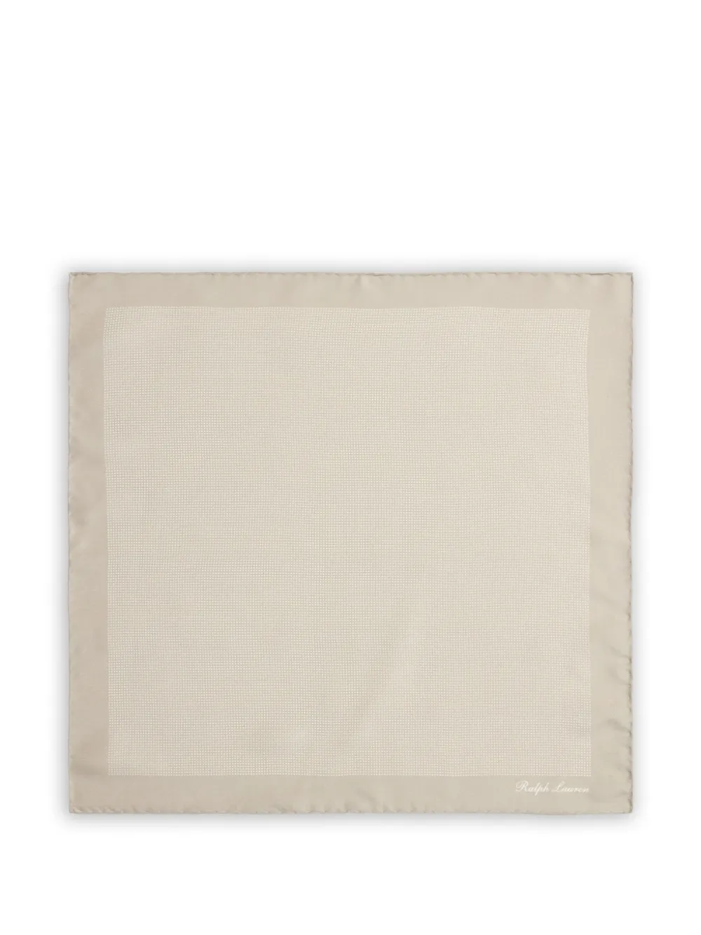 Ralph Lauren Purple Label Fazzoletto da taschino a pois - Grigio