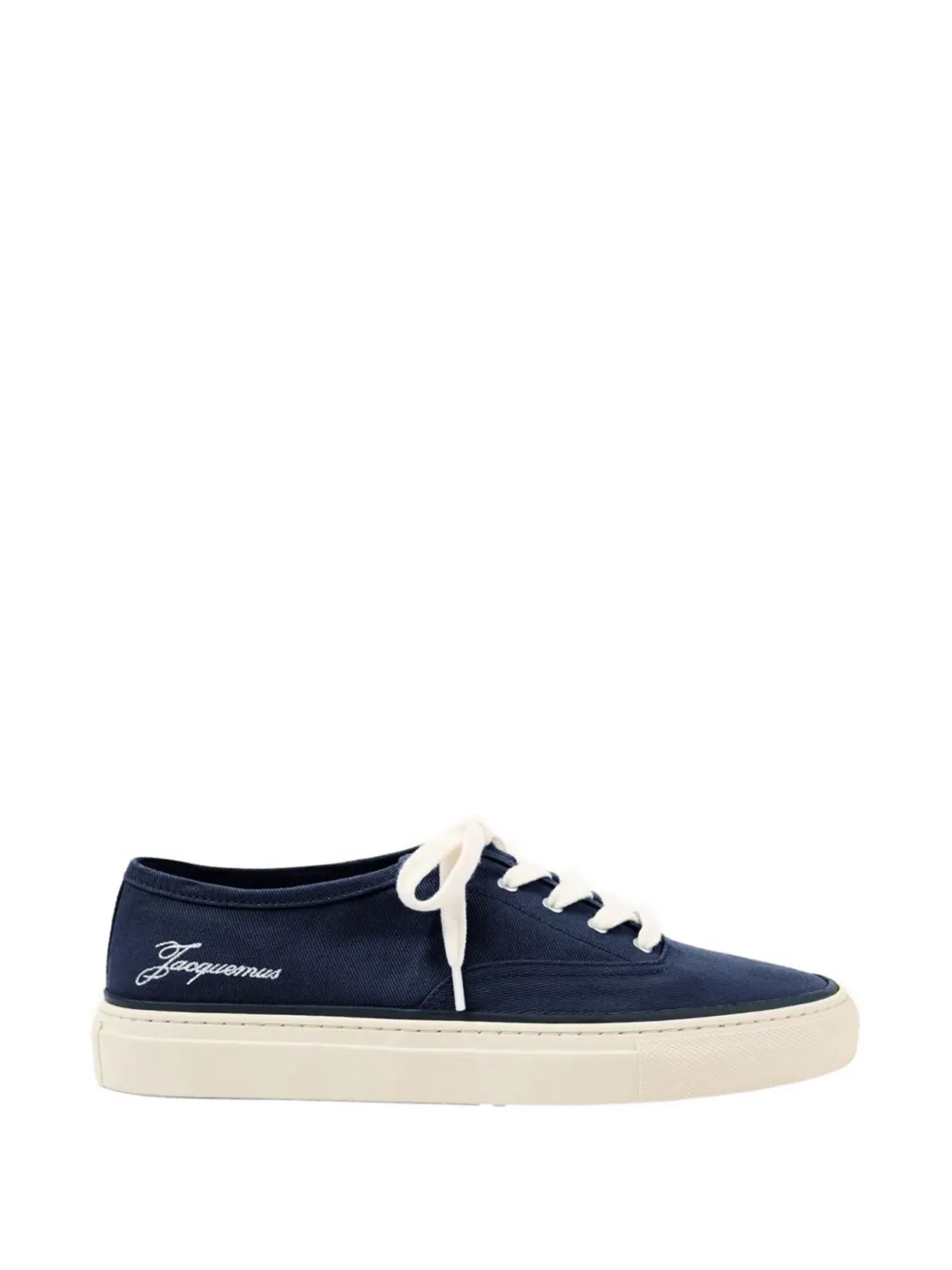 Jacquemus Féfé logo-embroidered low-tops sneakers Blauw