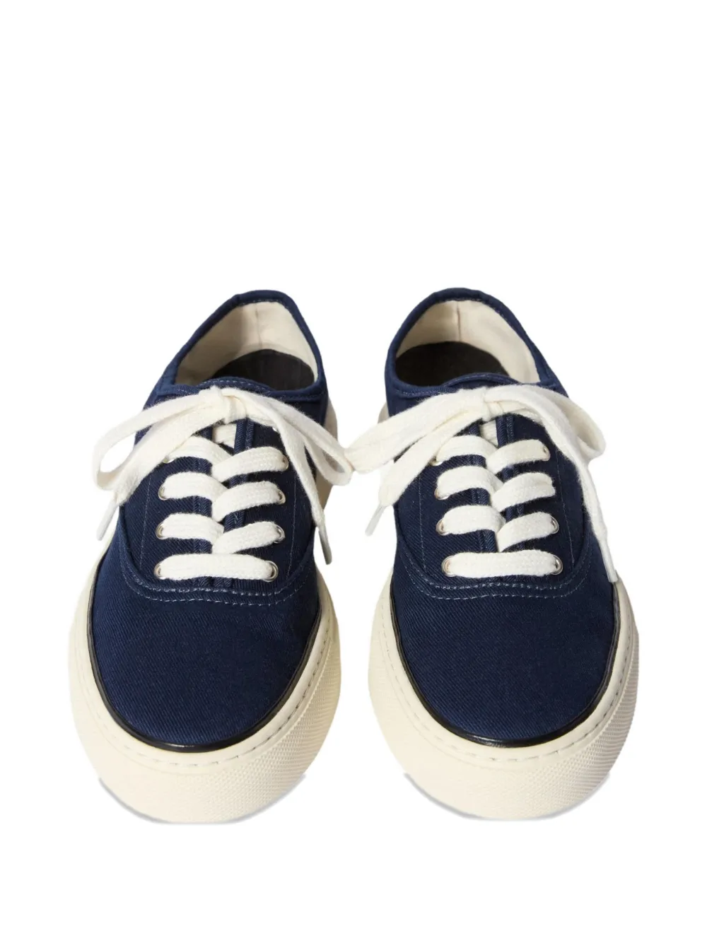 Jacquemus Féfé logo-embroidered low-tops sneakers Blauw