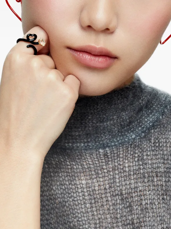 本日までの出品　BEA BONIACA リング Bea Bongiasca Baby Vine Heart リング | ゴールドトーン | FARFETCH JP